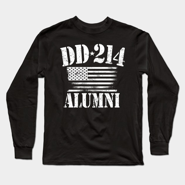 Vintage DD 214 Alumni Long Sleeve T-Shirt by Etopix